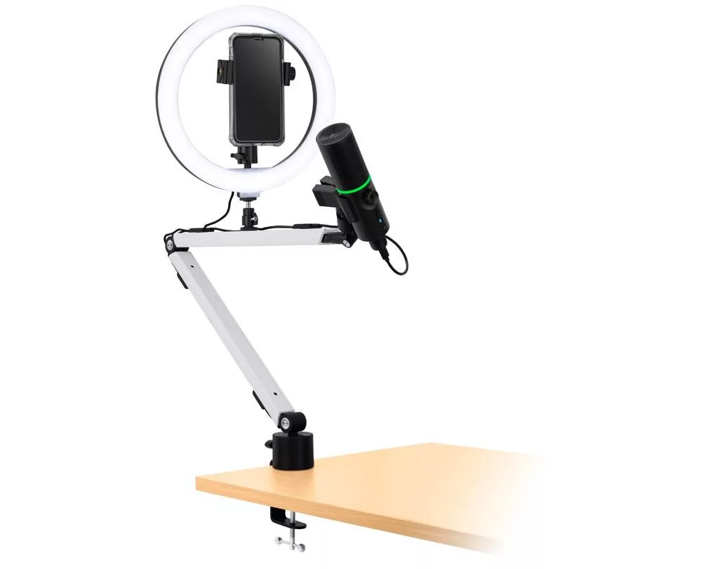 Геймърски аксесоари Стойка за микрофон Streamplify Mount Arm, Бяла 2