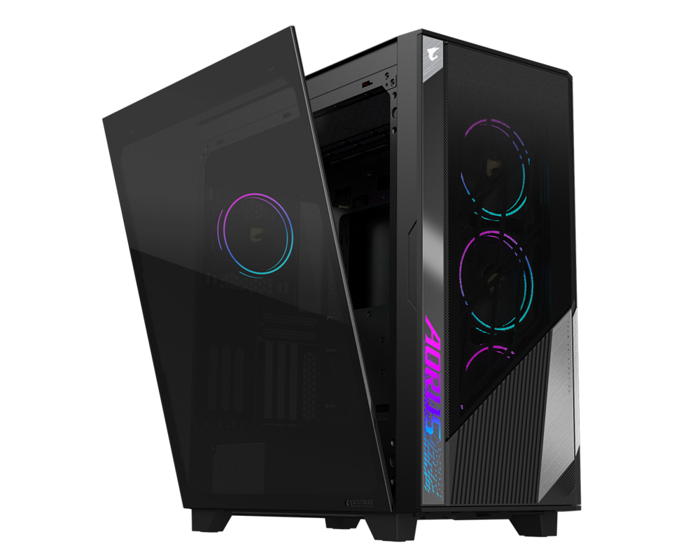 Кутия Gigabyte AORUS AC500 ST, Tempered Glass, RGB Fusion 2.0, Mid Tower 3