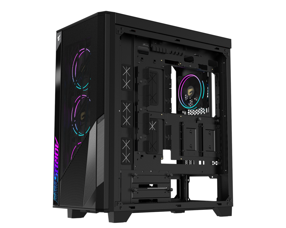 Кутия Gigabyte AORUS AC500 ST, Tempered Glass, RGB Fusion 2.0, Mid Tower 5