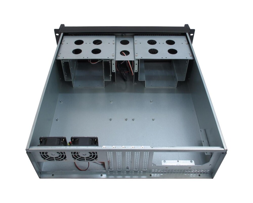 Кутия за сървър InterTech 3U 3098-S, 19", Чернa 4