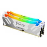 <span>Памет</span> Kingston Fury Renegade White RGB 32GB(2x16GB) DDR5 6000MHz CL32 KF560C32RWAK2-32 <span class='catalog-num-in-name'>KF560C32RWAK2-32</span> - 