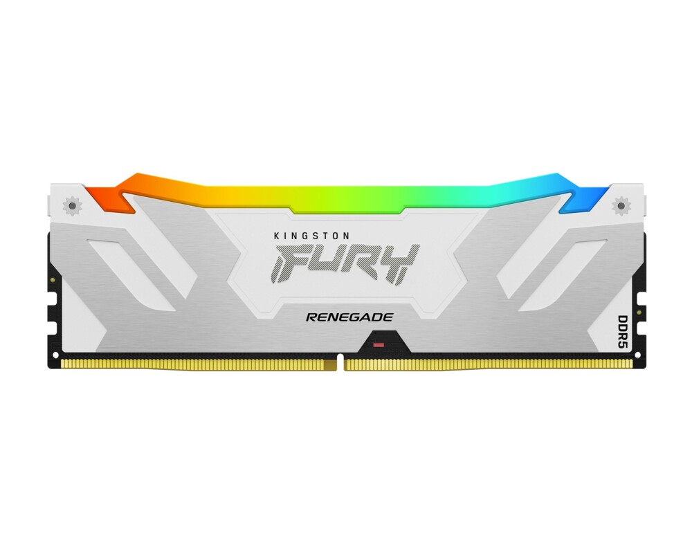 Памет Kingston Fury Renegade White RGB 64GB(2x32GB) DDR5 6000MHz CL32 KF560C32RWAK2-64 2