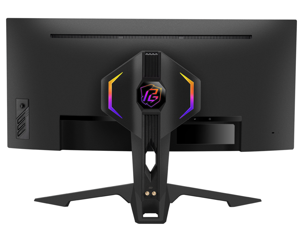 Монитор ASRock PG34WQ15R3A, 34" UHD (3440 x 1440) VA 1500 Curved, 165Hz, 1ms, HDMI, DisplayPort AMD FreeSync WiFi 4