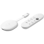 <span>Мултимедиен плеър</span> Google Chromecast с Google TV, HDMI,4K, Бял <span class='catalog-num-in-name'>GOOGLE-CHROMECAST-TV-WH</span> - 