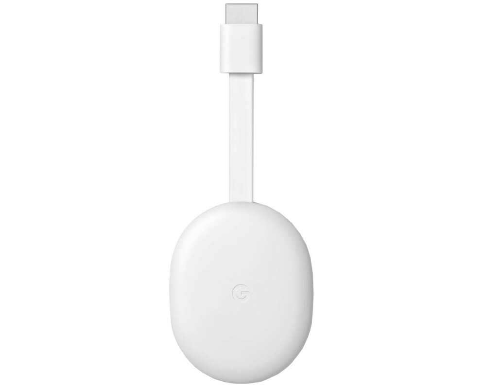 Мултимедиен плеър Google Chromecast HD 2022 с Google TV, HDMI, Бял 2