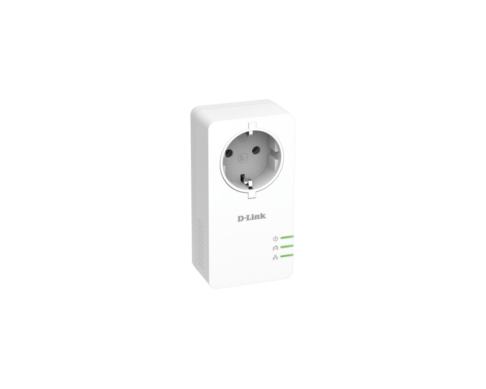 Powerline адаптер PowerLine Адаптер D-Link DHP-P601AV/E, 1000 HD Gigabit Passthrough Kit, 1000 Mbps, 2 бр. в пакет 4