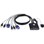 <span>KVM switch</span> Превключвател KVM ATEN CS22U, 2x 1, USB <span class='catalog-num-in-name'>ATEN-CS22-USB</span> - 