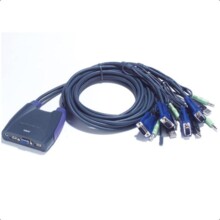  KVM суич ATEN CS64US, от 2x USB A, 1x VGA, 1x 3.5mm jack към 4x USB A, 4x VGA), 4x 3.5mm jack 652231 ATEN-CS64USB на топ цена - PIC.bg