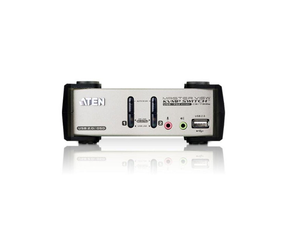 KVM switch KVMP превключвател, ATEN CS1732B, 2-портов 2