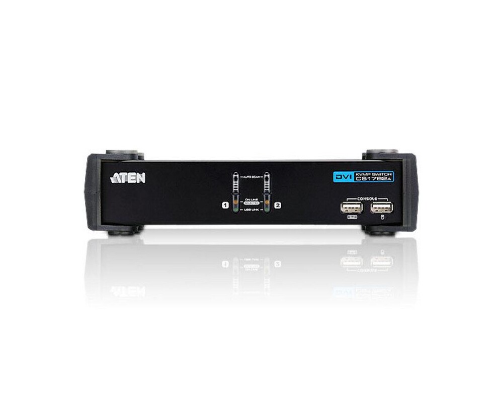 KVM switch KVMP превключвател, ATEN CS1762A-AT, 2-портов 2