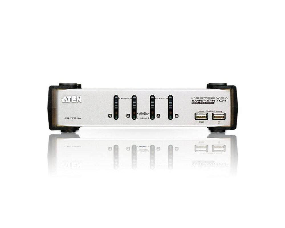 KVM switch KVMP превключвател, ATEN CS1734A, 4-портов 2