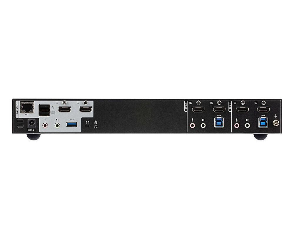 KVM switch KVM превключвател ATEN CS1842-AT-G, 2 порта USB 3.0 3