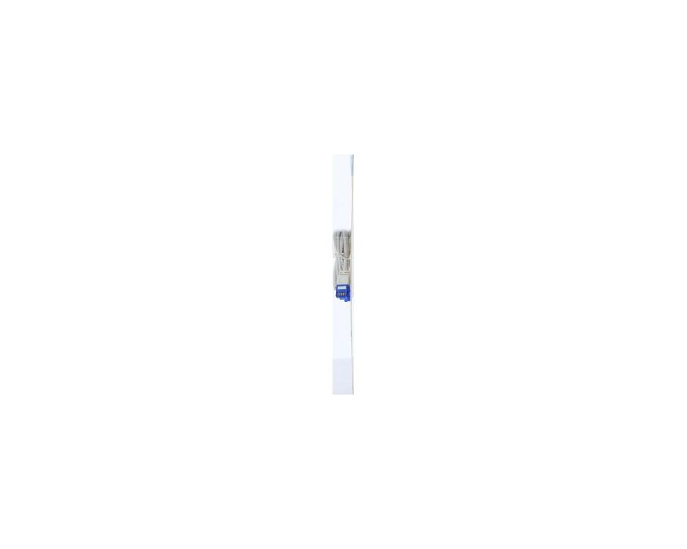 Мрежов кабел HAMA Flexi-Slim, U/UTP CAT 6a, 10 Gbit/s, RJ-45 - RJ45, 1.50 m, Бял 4