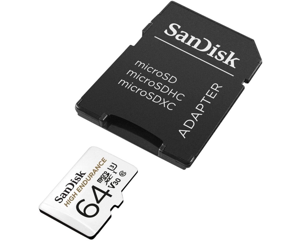 Флаш карта SANDISK 64GB microSDHC Card with Adapter 4