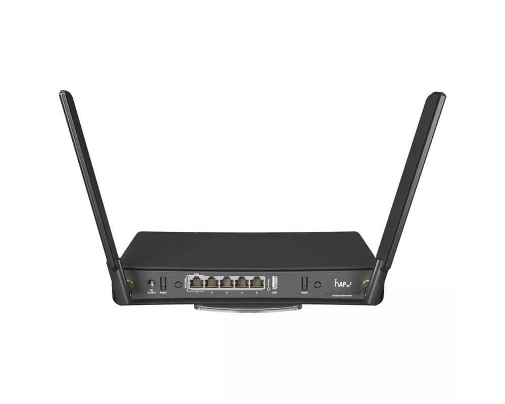 Рутер MikroTik hAP ax3, 2.4/5 GHz, 574 - 1200 Mbps, 1x PoE-out, Черен 2