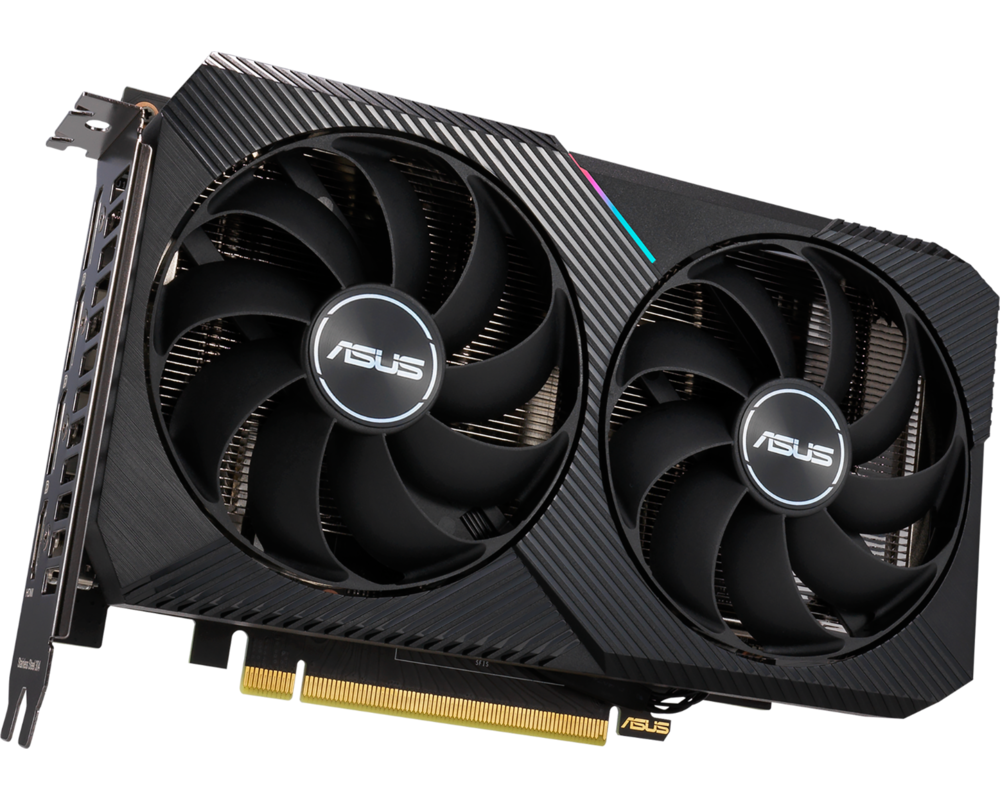 Видеокарта ASUS Dual GeForce RTX 3050 OC Edition 8GB GDDR6X 15