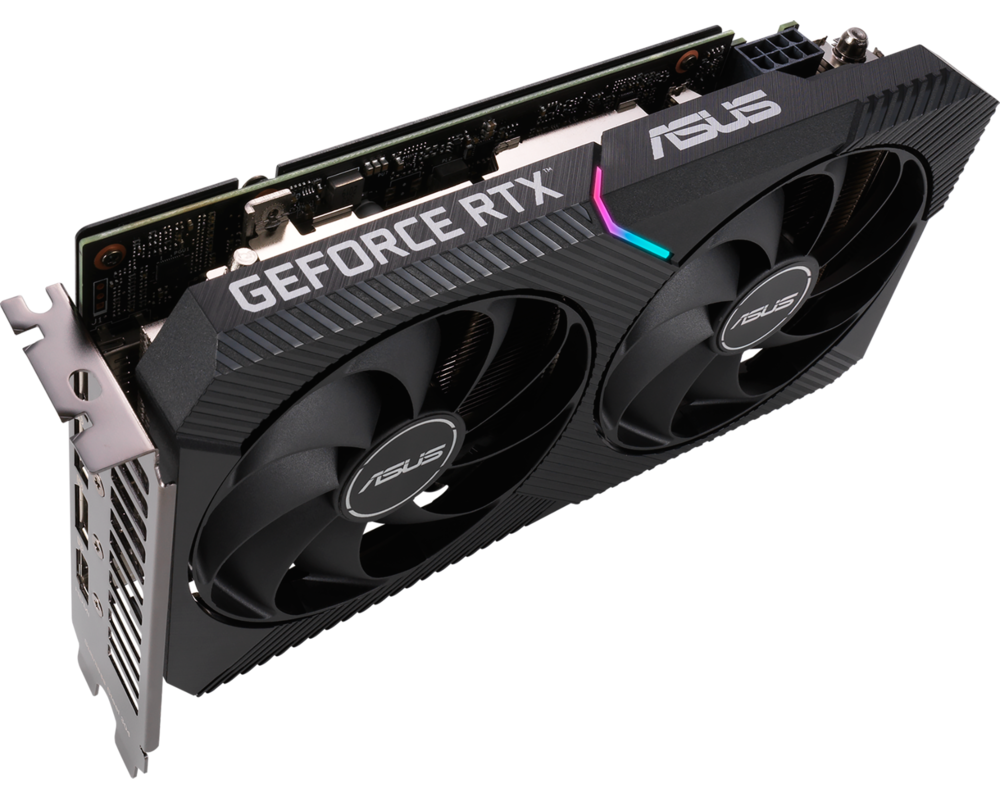 Видеокарта ASUS Dual GeForce RTX 3050 OC Edition 8GB GDDR6X 18