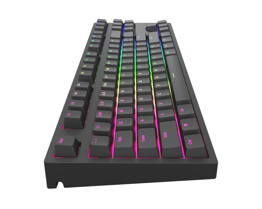 Клавиатура Геймърскa механична клавиатура Dark Project KD87A Black TKL - G3MS Sapphire Switches, RGB, PBT Keycaps 5