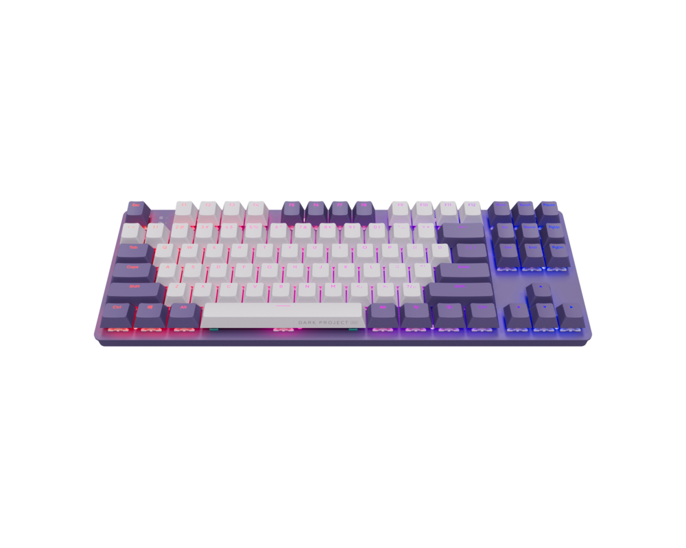 Клавиатура Геймърскa механична клавиатура Dark Project KD87A Violet - G3MS Sapphire Switches, RGB, PBT Keycaps 2