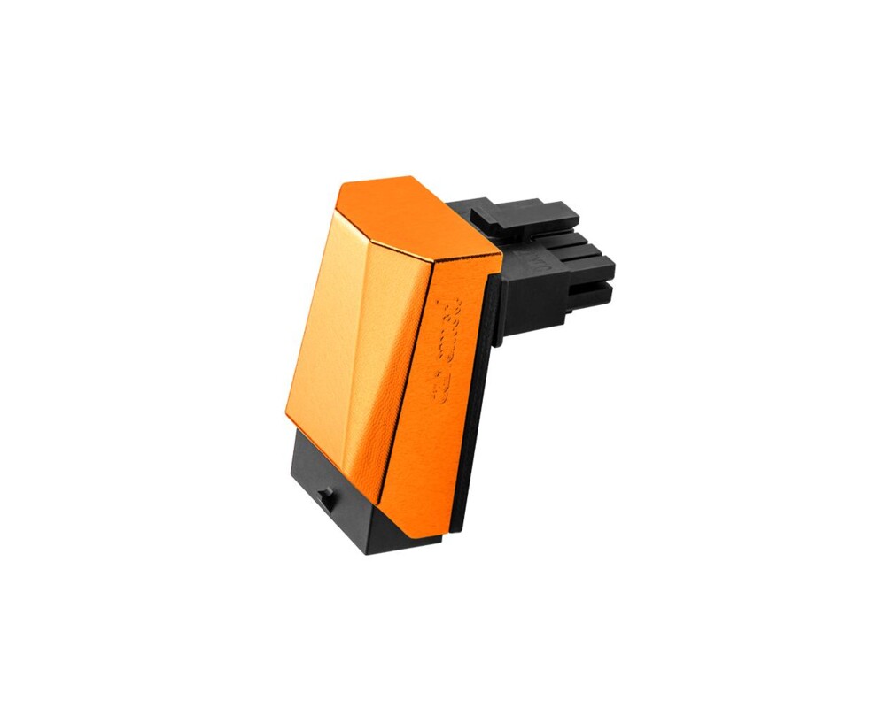 Контролер CableMod 12VHPWR 90 Degree Angled Adapter - Variant A Orange 2