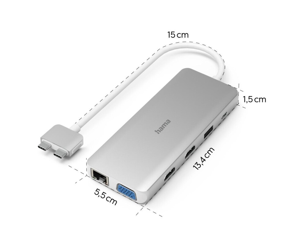 USB хъб USB-C Hub, "Connect2Mac", за Apple MacBook Air & Pro, 12 порта, 200133 3