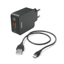   220V micro USB + кабел, 3 A, 201621 660381 HAMA-201621 на топ цена - PIC.bg