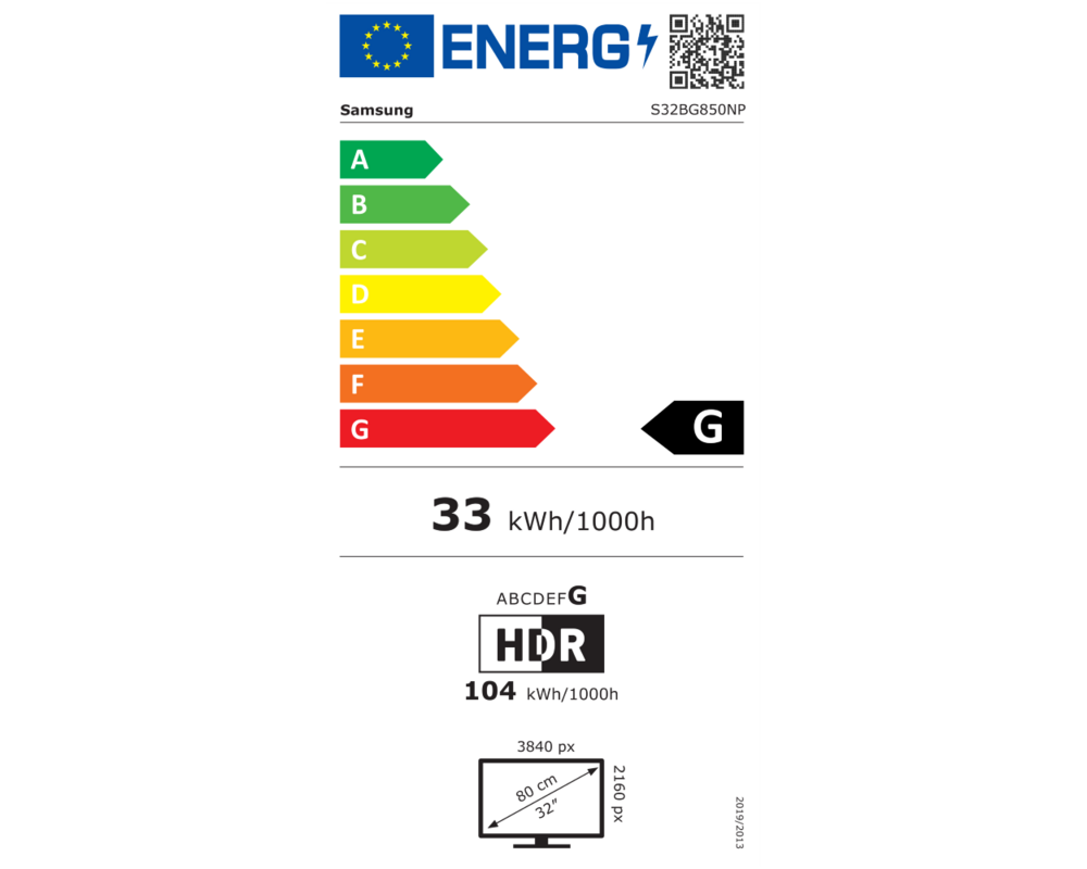 Монитор Samsung LS32BG850N 32" Odyssey Neo G8 16