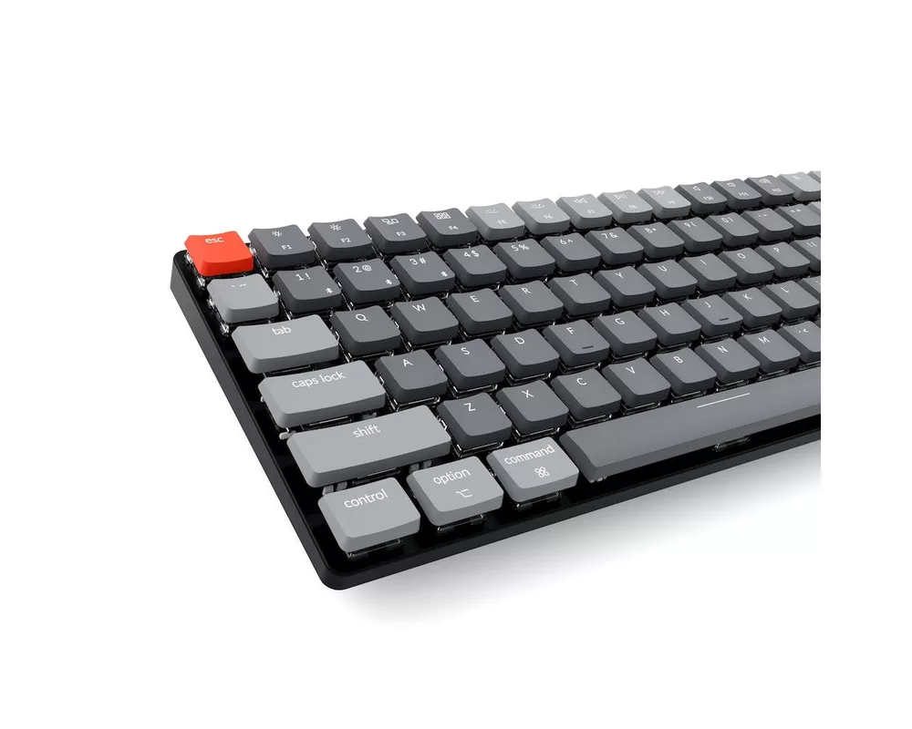 Клавиатура Геймърска Механична клавиатура Keychron K3 Hot-swappable TKL Keychron Optical Low Profile Red Switch RGB LED Keychron Optical Low Profile Red Switch ABS 7
