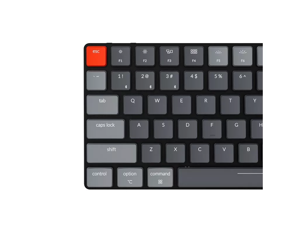 Клавиатура Геймърска Механична клавиатура Keychron K3 Hot-swappable TKL Keychron Optical Low Profile Red Switch RGB LED Keychron Optical Low Profile Red Switch ABS 3