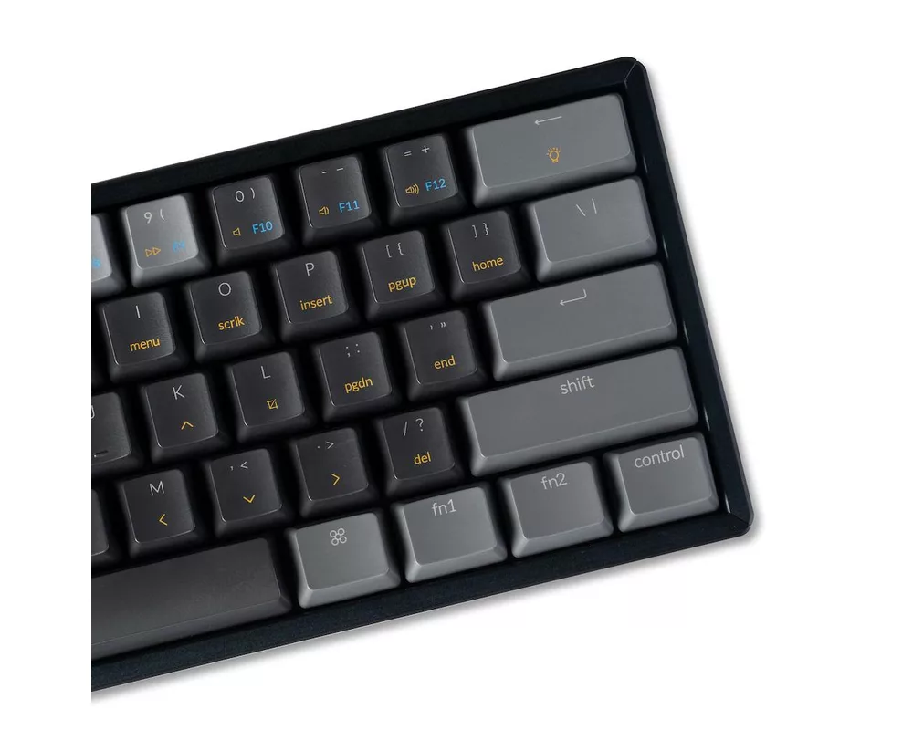 Клавиатура Геймърска Механична клавиатура Keychron K12 Hot-Swappable Aluminum 60% Gateron Red Switch RGB LED ABS 4