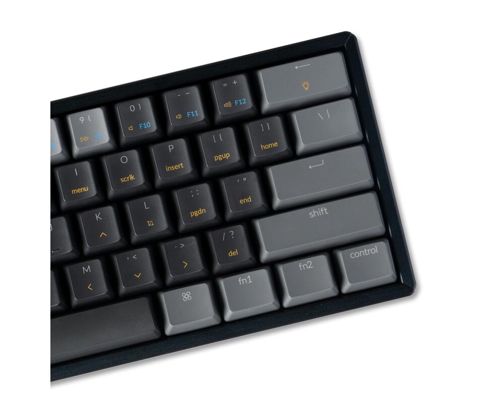 Клавиатура Геймърска Механична клавиатура Keychron K12 Hot-Swappable 60% Gateron Brown Switch RGB LED ABS 5
