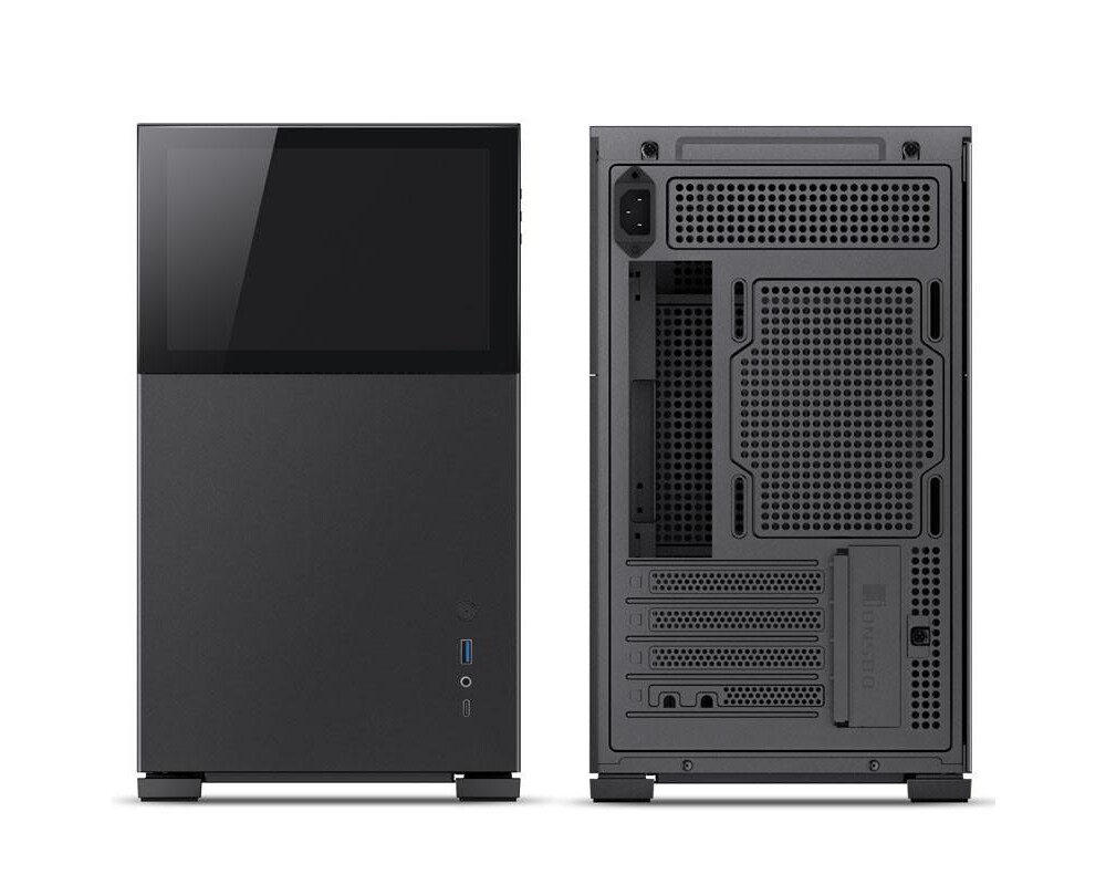 Кутия Jonsbo D31 Screen TG, mATX, Черна 4
