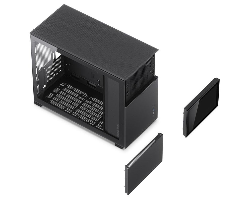 Кутия Jonsbo D31 Screen TG, mATX, Черна 9