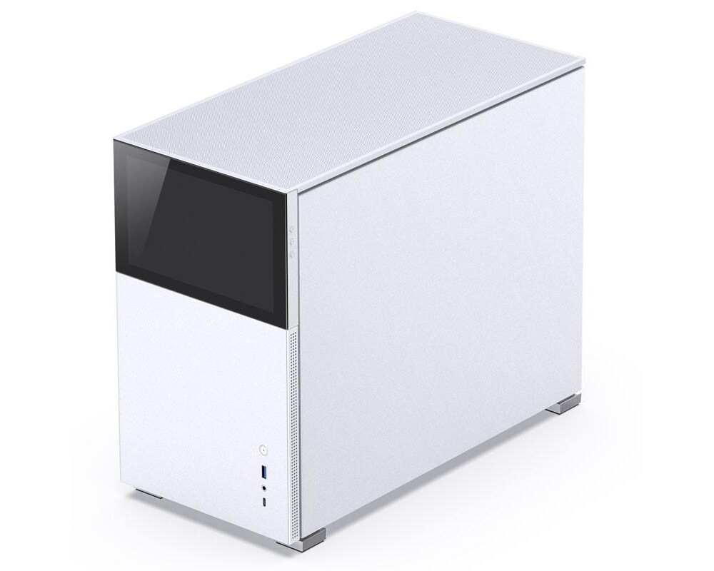 Кутия Jonsbo D31 Screen TG, mATX, Бял 3