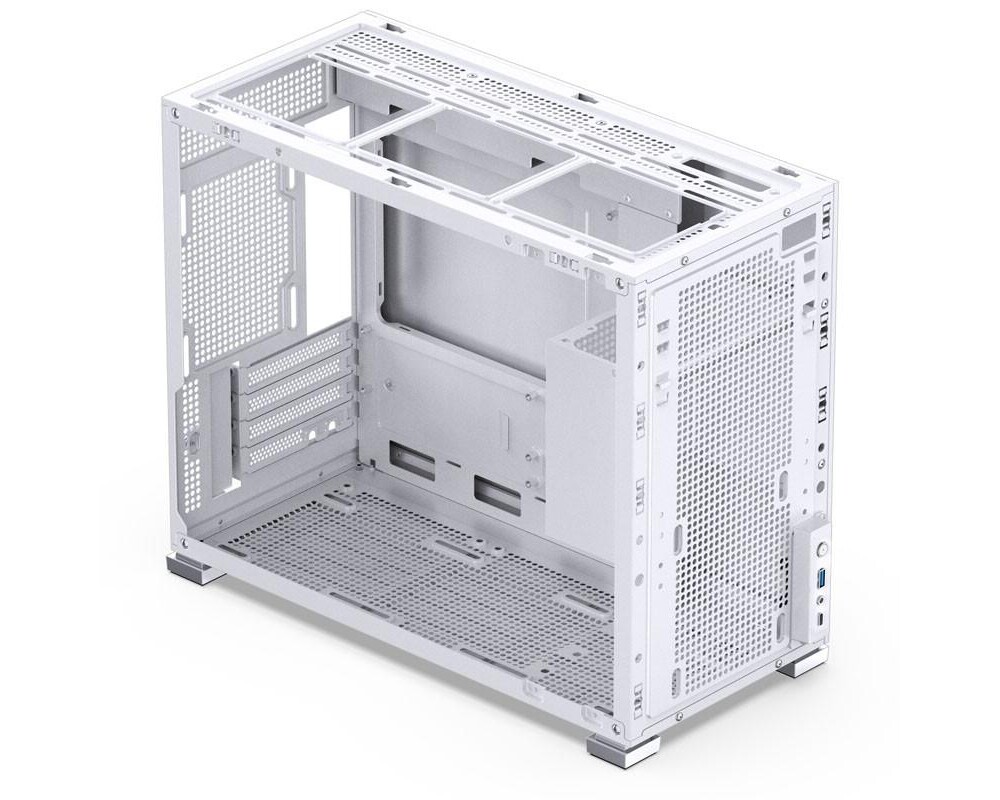 Кутия Jonsbo D31 Screen TG, mATX, Бял 7