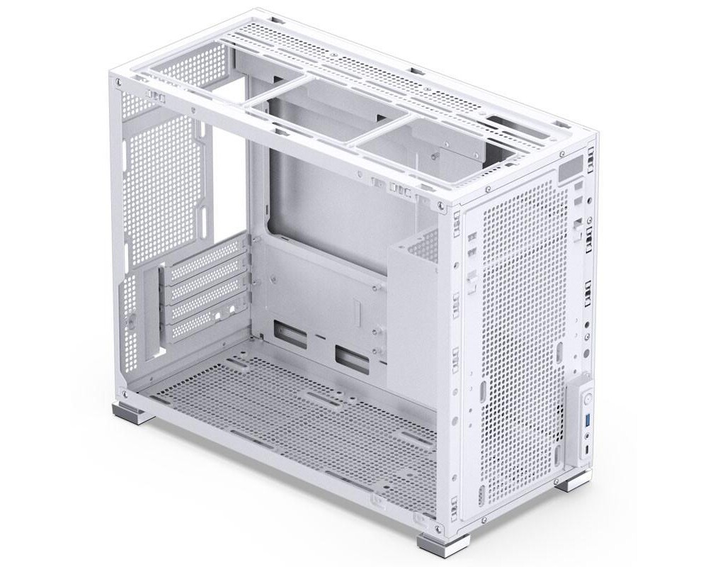 Кутия Jonsbo D31 Mesh Screen TG, mATX, Бял 8