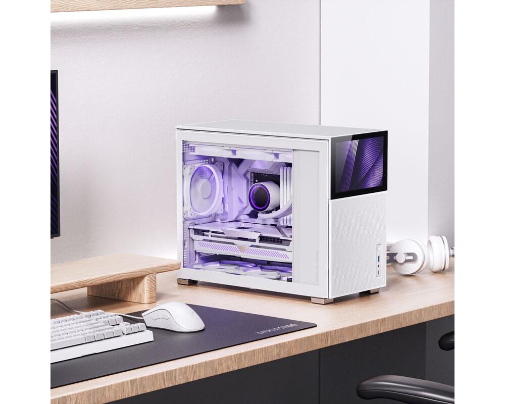 Кутия Jonsbo D31 Mesh Screen TG, mATX, Бял 10