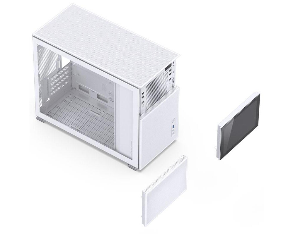 Кутия Jonsbo D31 Mesh Screen TG, mATX, Бял 7