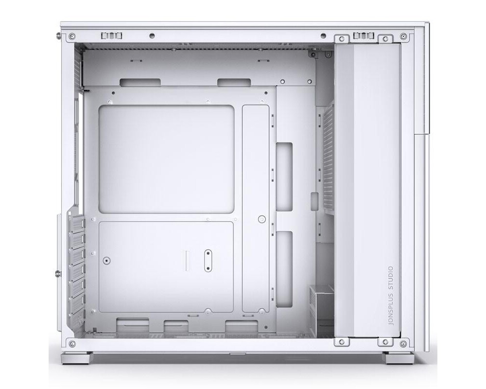Кутия Jonsbo D41 Screen TG, mATX, Бял 5