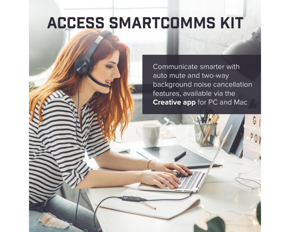 Звукова карта Външна звукова карта Creative Sound Blaster X1, USB-C, DAC, Super X-FI 2