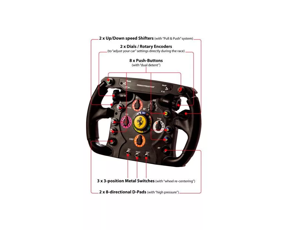 Волан THRUSTMASTER, Ferrari F1 Wheel Add-On, серия Ferrari 3