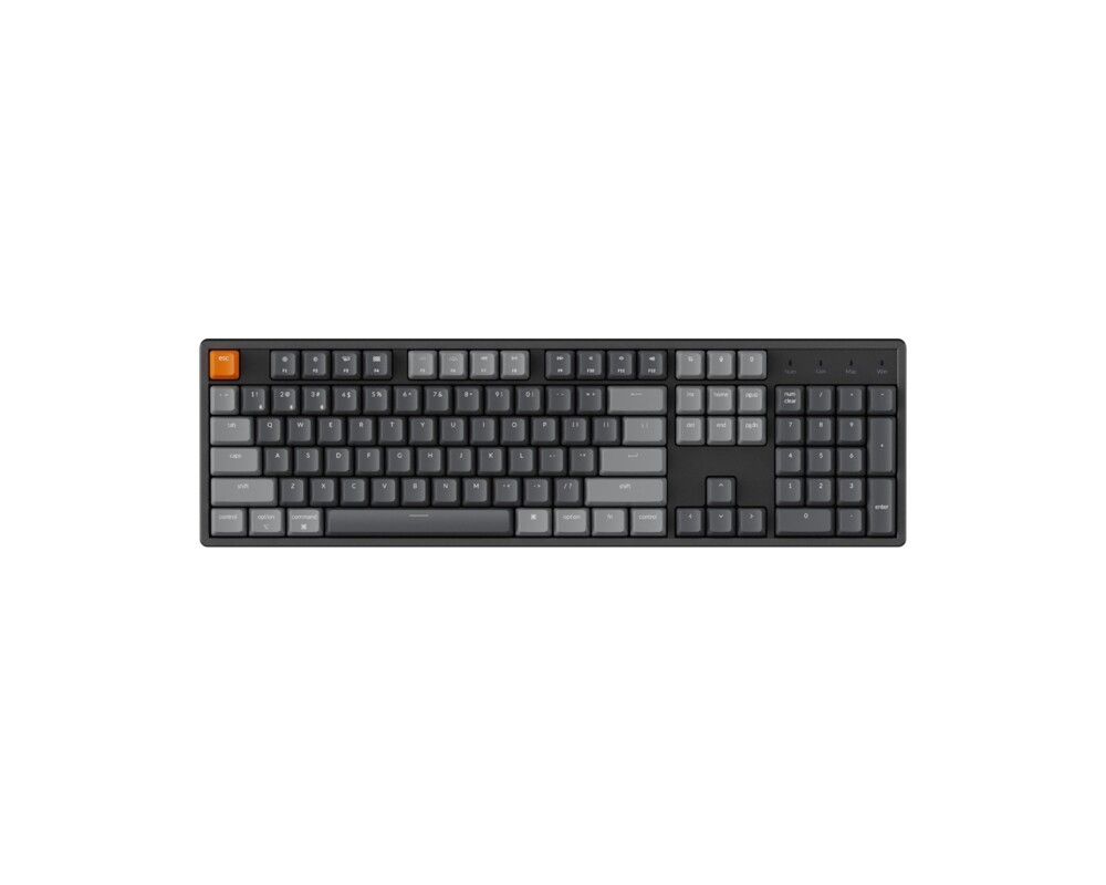 Клавиатура Геймърска механична клавиатура Keychron K10 Hot-Swappable Full-Size Gateron Brown Switch RGB LED Aluminium Frame 2