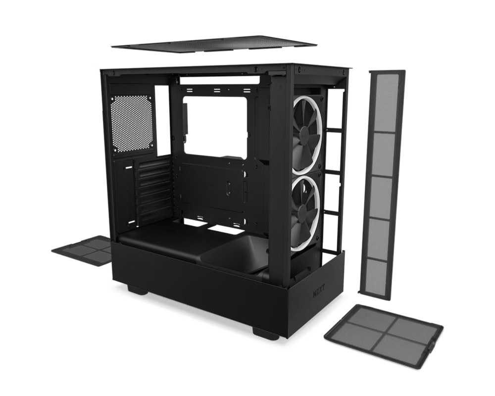 Кутия NZXT H5 Elite Matte Black, Tempered Glass, Mid-Tower 4