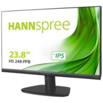 <span>Монитор</span> HANNSPREE HS 248 PPB, LED, 23.8 inch, Wide, Full HD, VGA, HDMI, Display Port 1.2, Черен <span class='catalog-num-in-name'>HS248PPB</span> - 