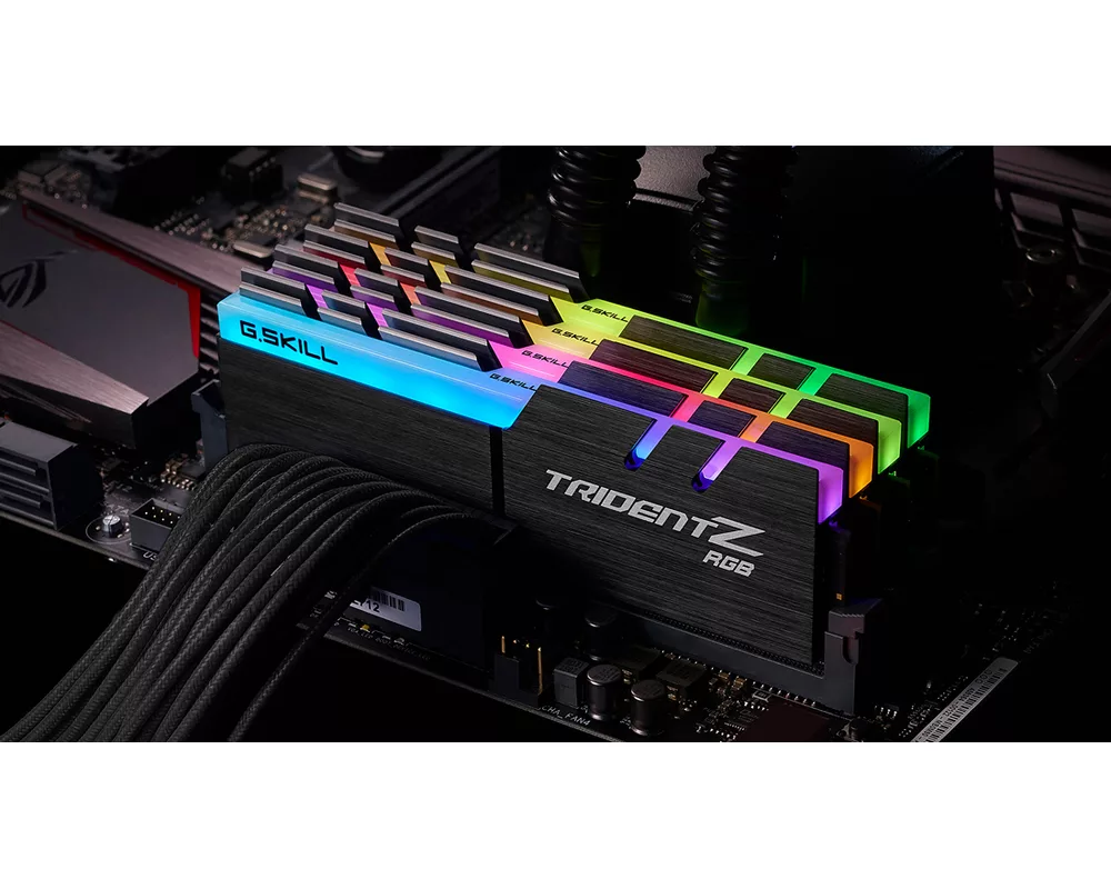 Памет G.SKILL Trident Z RGB 64GB(4x16GB) DDR4 3600MHz F4-3600C17Q-64GTZR 4