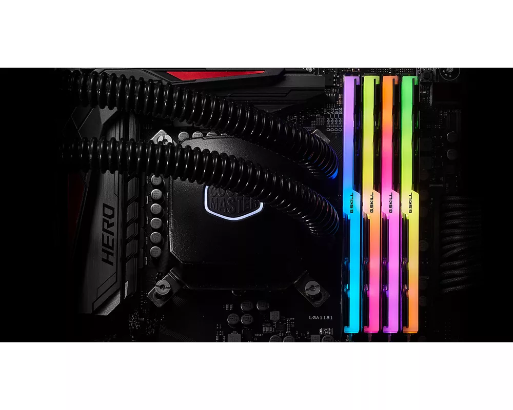 Памет G.SKILL Trident Z RGB 64GB(4x16GB) DDR4 3600MHz F4-3600C17Q-64GTZR 6
