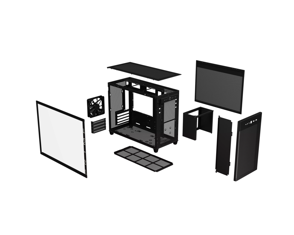 Кутия ASUS AP201 PRIME mATX CASE TG 11