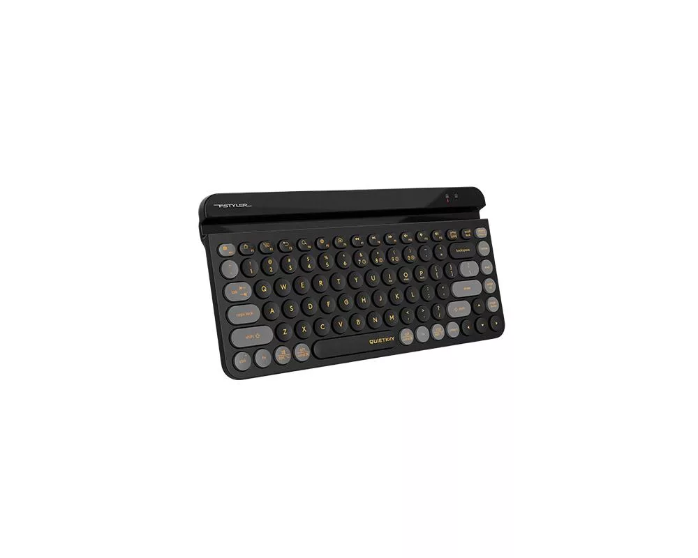 Клавиатура Безжична клавиатура A4tech Fstyler FBK30 Blackcurrant, Bluetooth, 2.4G, Стойка за телефон, Кирилизирана, Черна 2