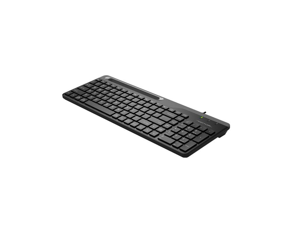 Клавиатура Жична клавиатура A4tech Fstyler FK25, Стойка за телефон, Кирилизирана, Черна 3