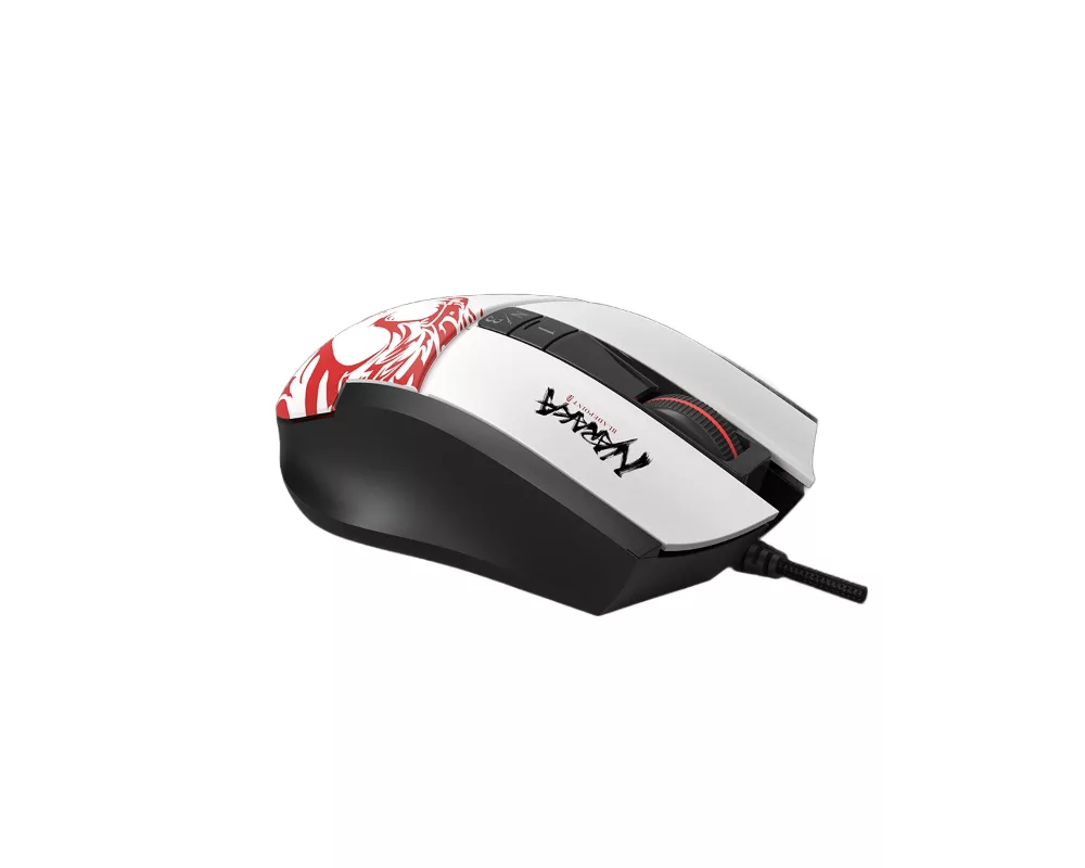 Мишка Геймърска мишка A4tech bloody L65 Max, Жична, 12000 cpi, Naraka,Черен/Бял 2